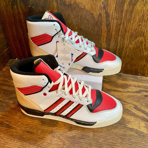 Adidas originals Rivalry Hi high Men\'s Sneaker Leather FZ6332 Size 10.5 main image 5